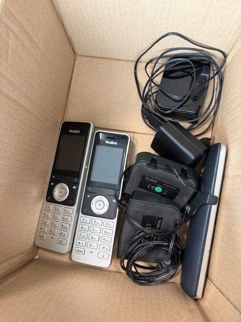Yealink W56P DECT IP-telefoonsysteem met 3 handsets, Ophalen, Gebruikt, 3 handsets