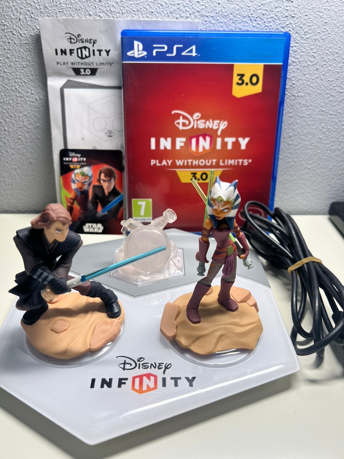 PS4 Disney Infinity 3.0 Starter Pack mét kaart, Gebruikt, Ophalen of Verzenden, Eén computer, Role Playing Game (Rpg)