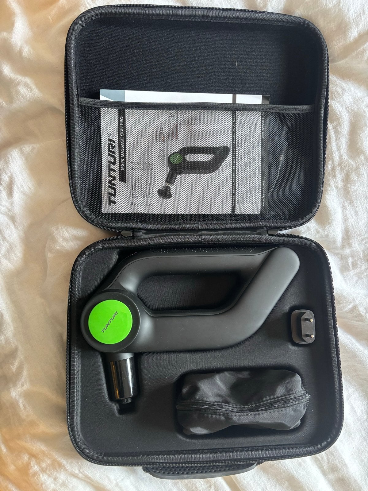 Tunturi MG70 Massage Gun Pro - Zo goed als nieuw, Ophalen of Verzenden, Zo goed als nieuw, Apparaat