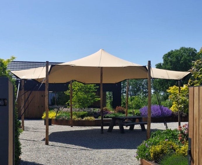 Stretchtent huren voor feest, bruiloft of evenement?, Verzenden, Overige typen, 6 meter of meer, Nieuw