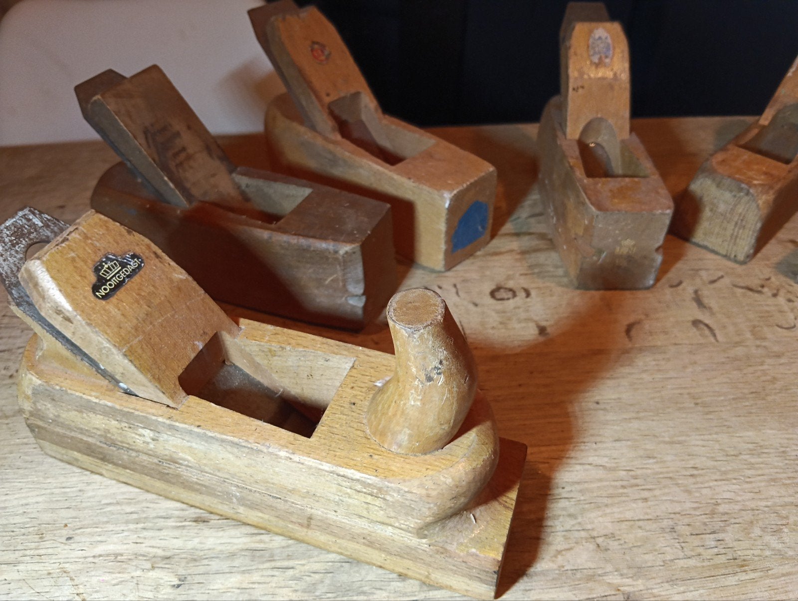 7 stuks hout schaven €20,00 samen, Antiek en Kunst, Ophalen of Verzenden