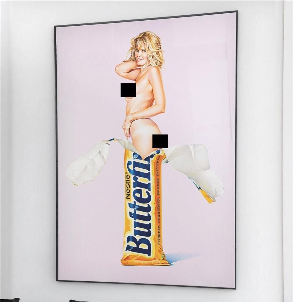 MANCAVE Grote Sexy Pin up Mel Ramos popart, Verzenden, Nieuw, A1 t/m A3, Film en Tv