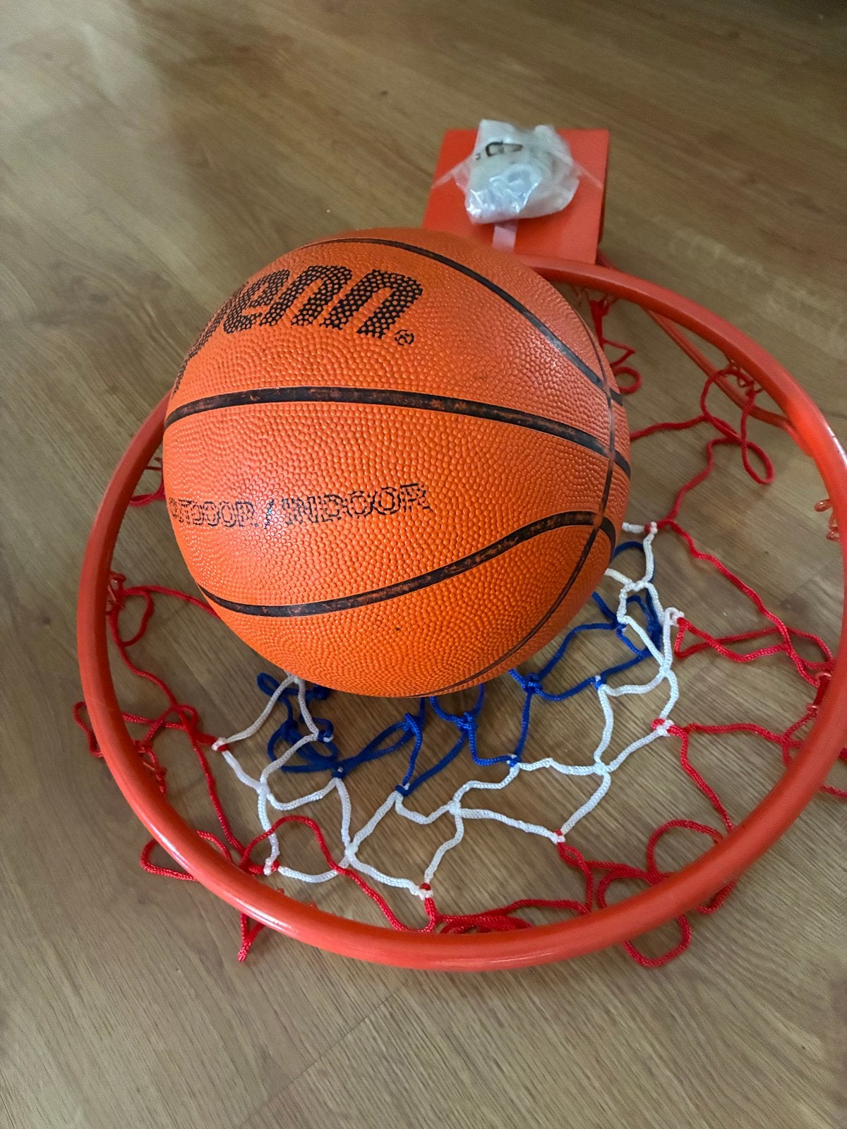 Basketbalring met bal - Gebruikt, Ophalen, Gebruikt, Ring, Bord of Paal