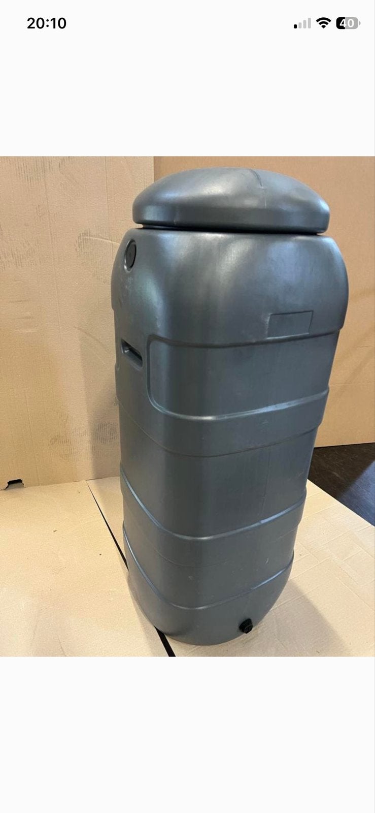Regenton 100 liter compleet en nieuw, Ophalen, Kunststof, Met kraantje, Nieuw