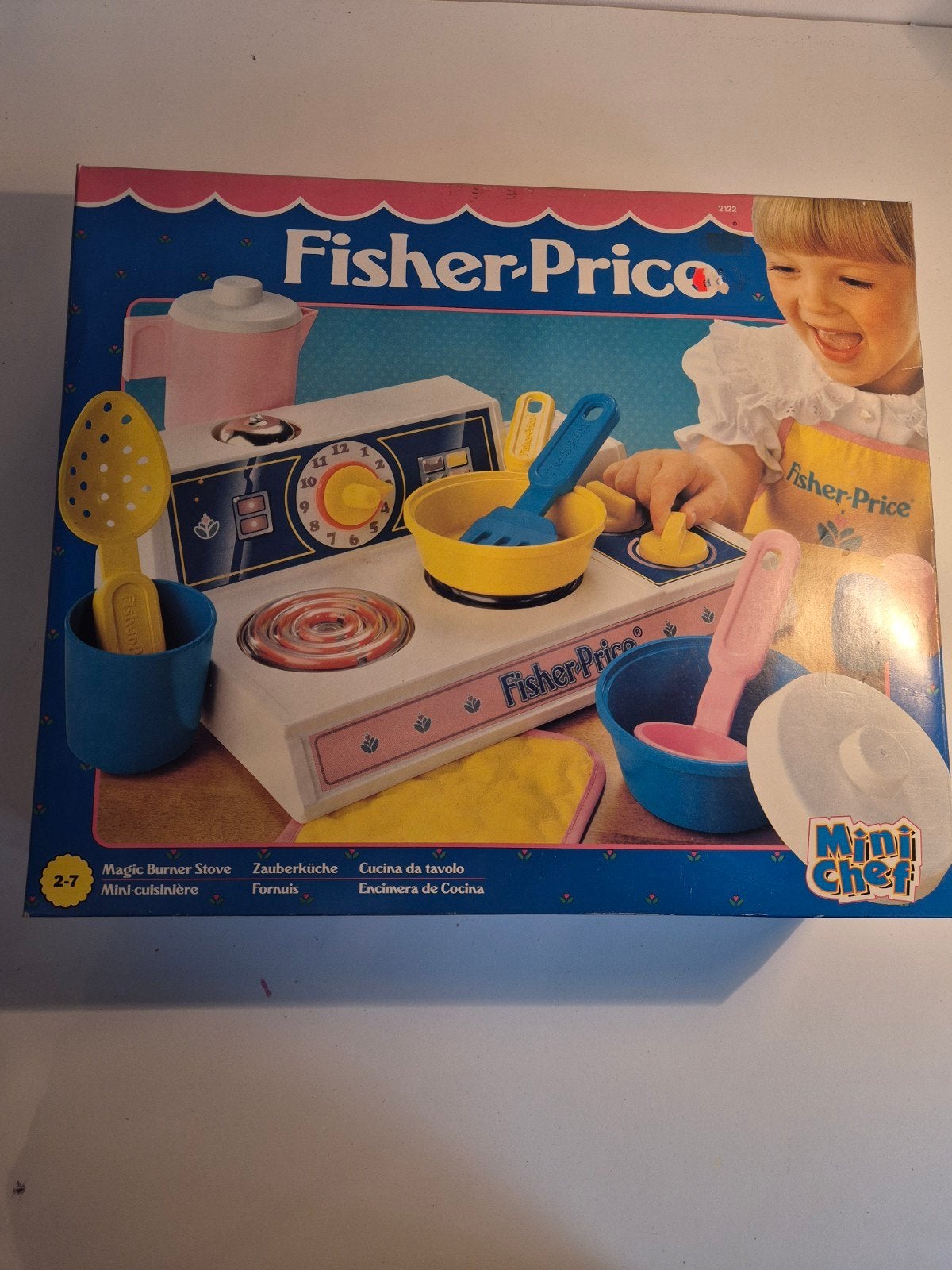 Vintage Fisher-Price Speelgoedfornuis (Model 2122), Ophalen of Verzenden, Zo goed als nieuw, Speelset