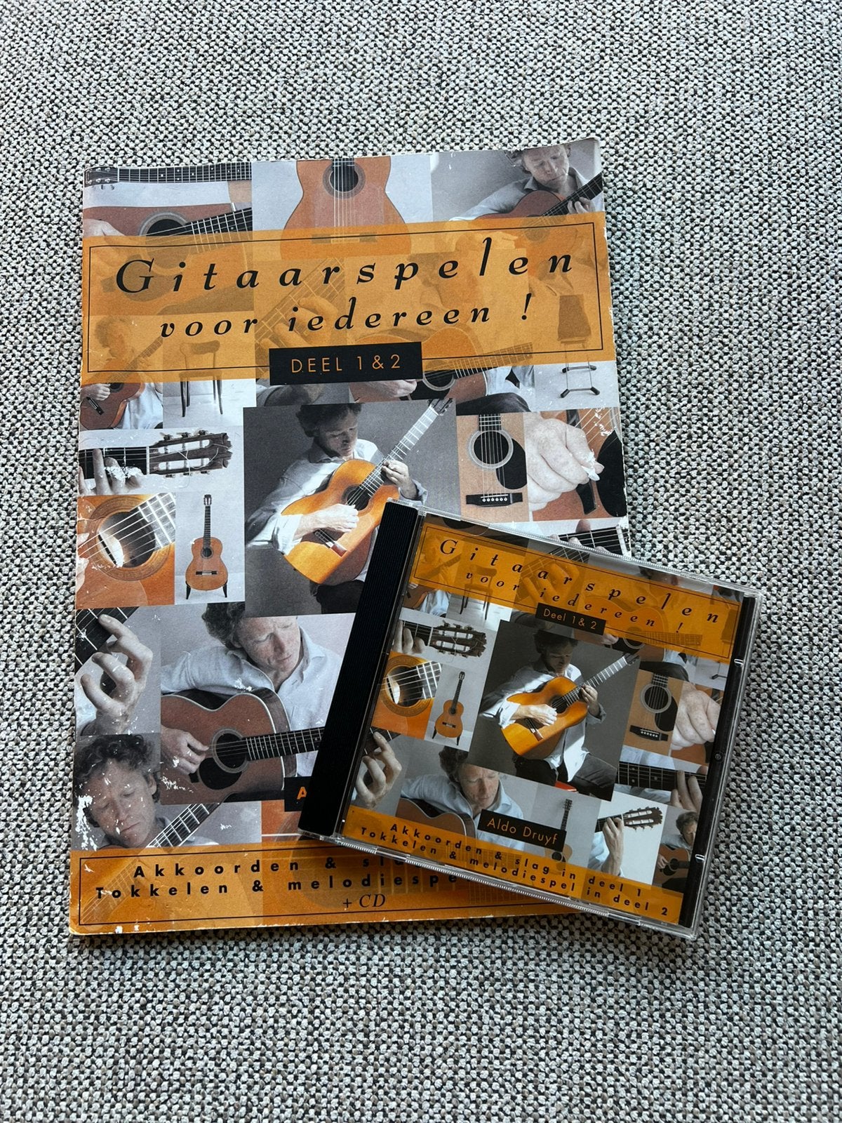 Lesmethode gitaarspelen voor iedereen! Boek + cd, Ophalen of Verzenden, Zo goed als nieuw, Minder dan 50 watt