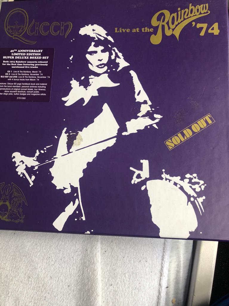 Queen box live at the rainbow 74, Cd's en Dvd's, Vinyl | Pop, Ophalen of Verzenden, Zo goed als nieuw, 12 inch