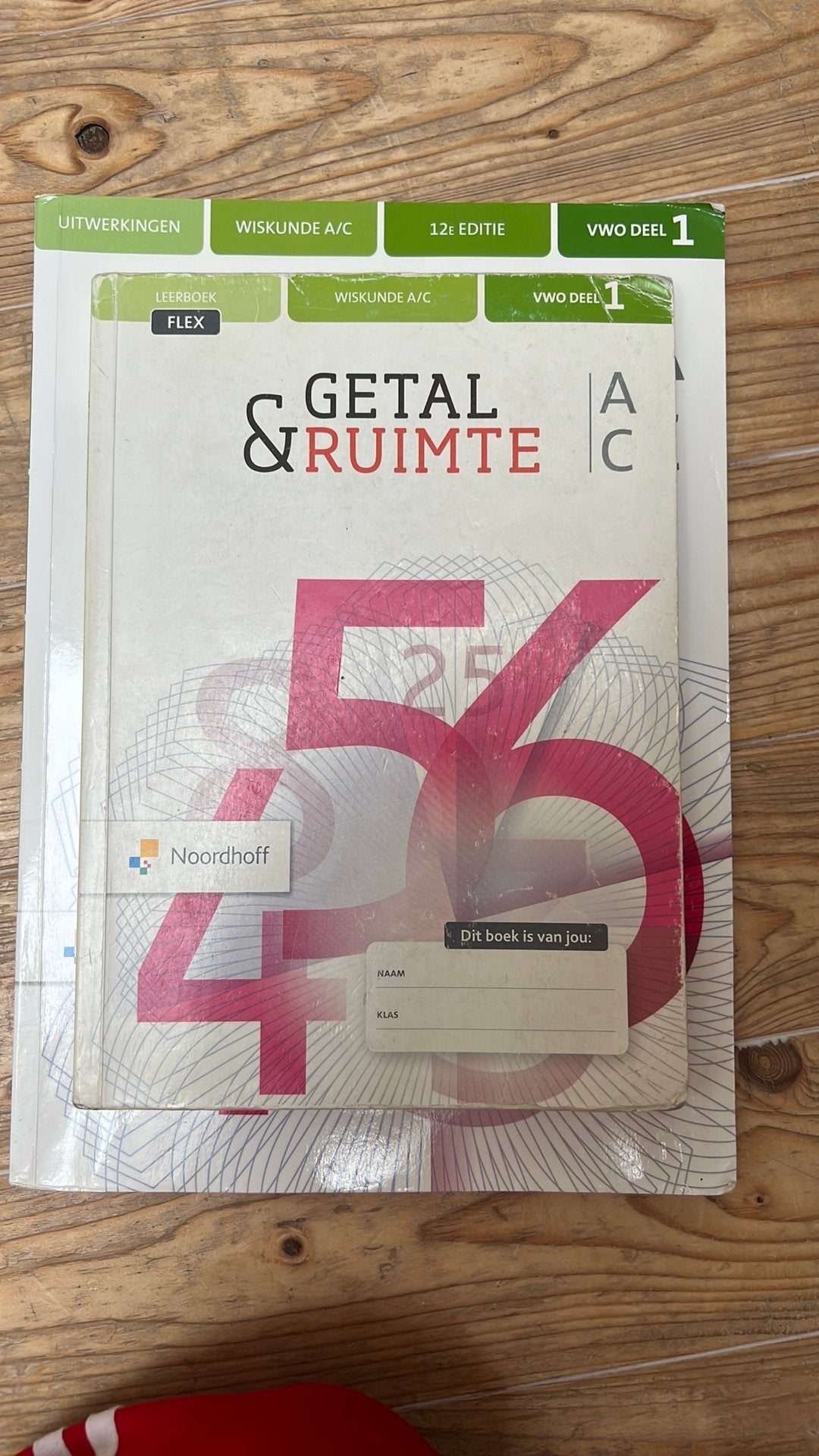 Wiskunde a/c VWO schoolboeken getal ruimte deel 1, Boeken, Ophalen of Verzenden, Zo goed als nieuw, VWO