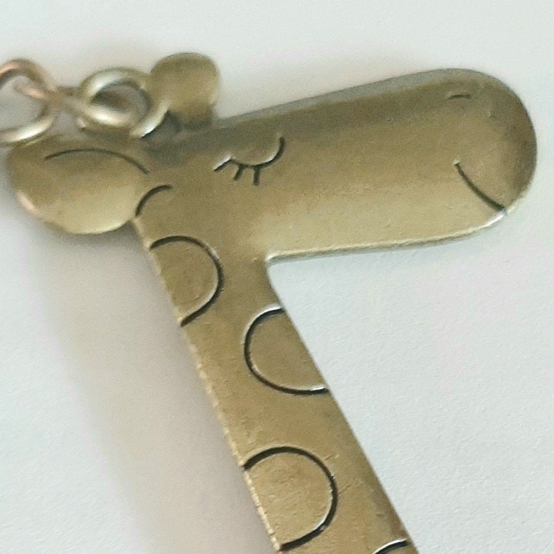 Leuke giraf sleutelhanger, metaal, Ophalen of Verzenden, Nieuw, Dier of Natuur