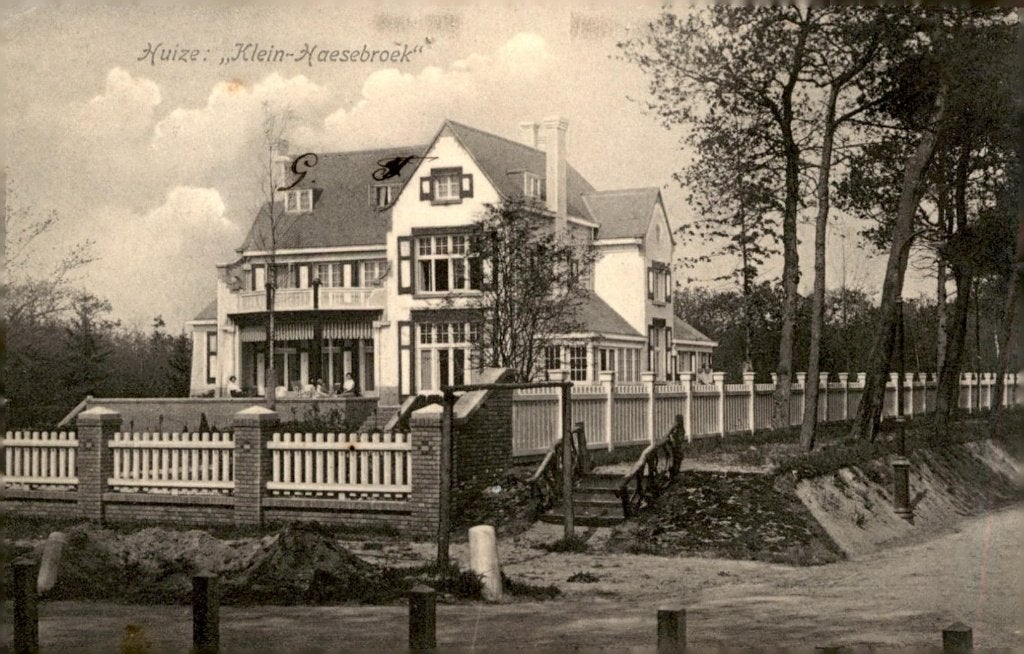Wassenaar Huize Klein Haesebroek # 90, Verzenden, Voor 1920, Gelopen, Zuid-Holland