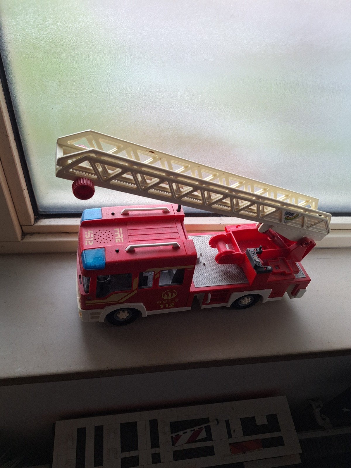 playmobil brandweerauto, Ophalen, Gebruikt