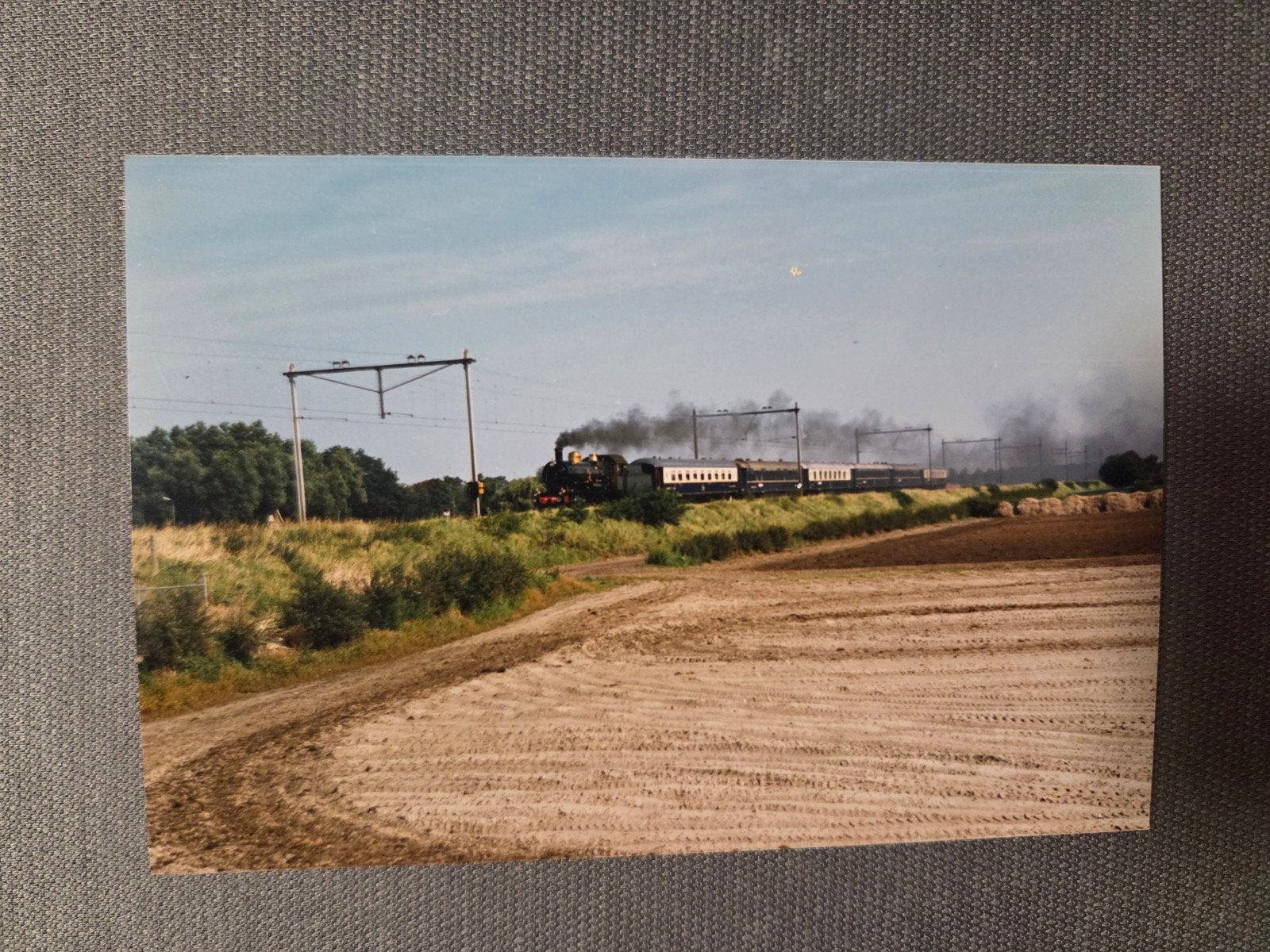 Historische Treinfoto: Stoomlocomotief NS 3737 Utrecht, Ophalen of Verzenden