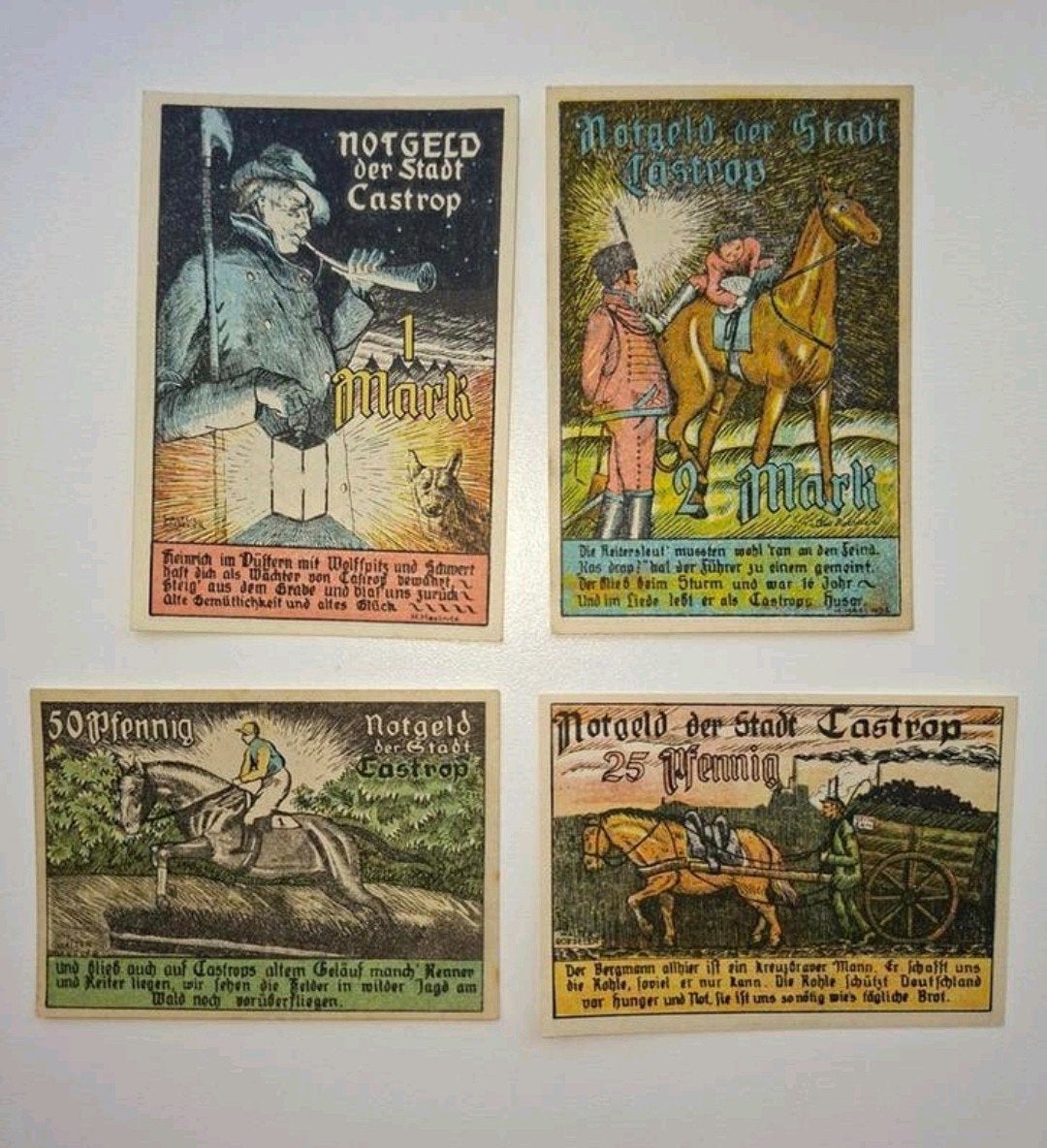 Duits Notgeld Castrop Noodgeld, Ophalen of Verzenden, Duitsland
