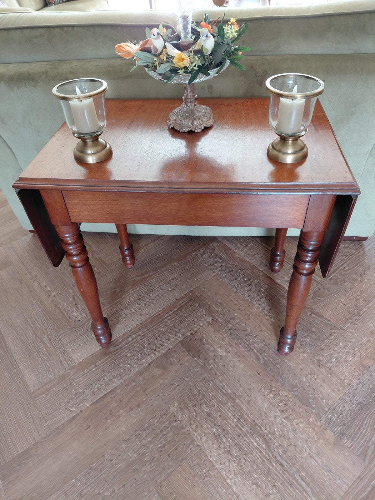 mooie antieke  mahonie  hangoortafel, Ophalen