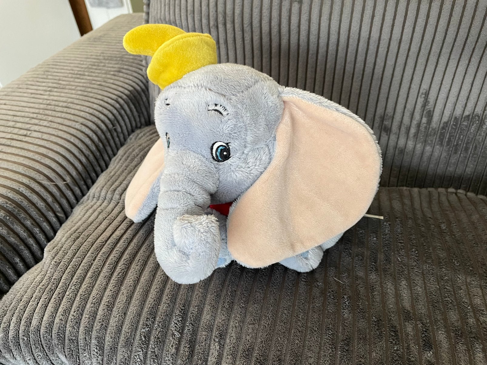 Disney knuffel uit Disneyland van Dumbo / Dombo olifantje, Grijs, Ophalen of Verzenden, Middelgroot (20 tot 80 cm), Olifant