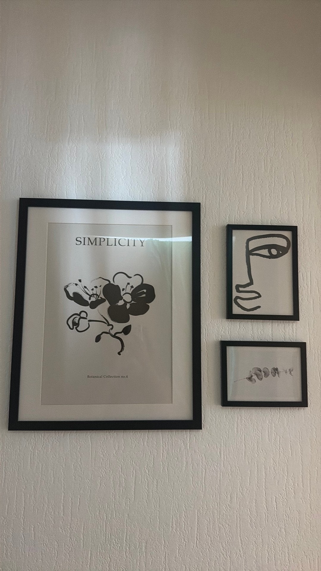 Set van 3 posterlijsten, Ophalen, Zo goed als nieuw, Zwart