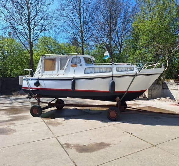 Pereboom Kruiser 660 met nieuwe Mercury motor!, Watersport en Boten, Motorboten en Motorjachten, Overige merken, Gebruikt, Afdekzeil