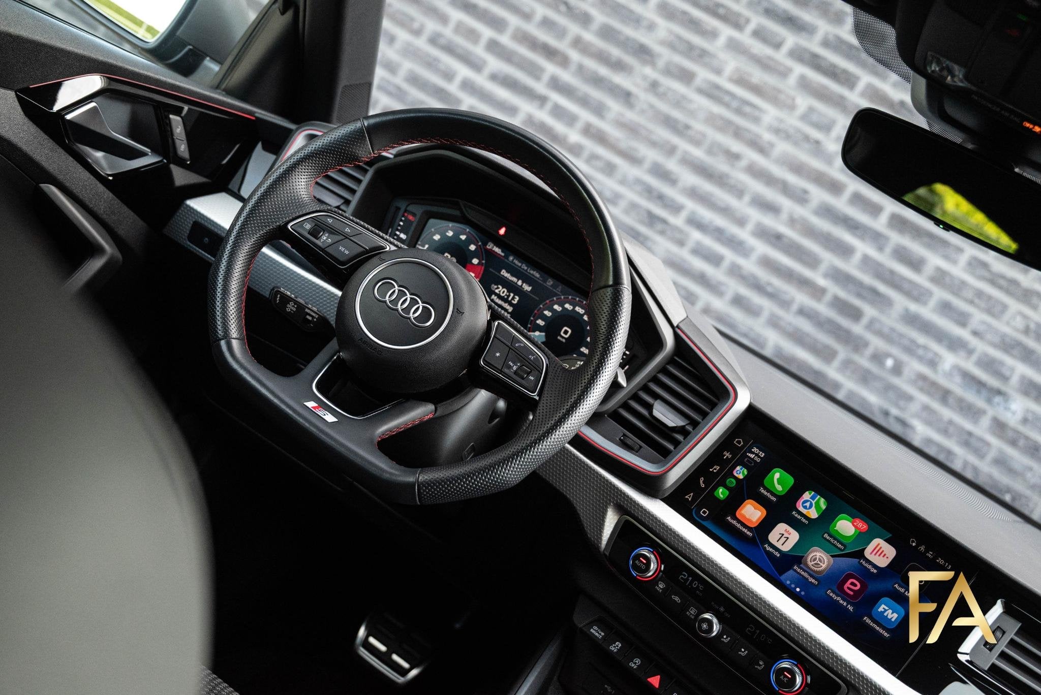 Audi A1 Sportback 40 TFSI S Line 204PK|Sfeer|SLine, Auto's, 15 km/l, 4 cilinders, 1984 cc, Leder en Stof