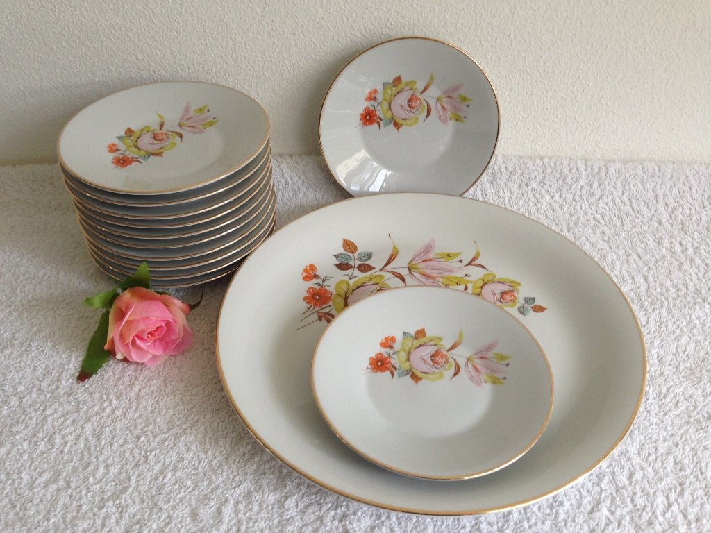 🧡Retro Monopoli GEBAKSTEL/(Petit Fours) 13 Delig., Overige merken, Vintage, Ophalen of Verzenden, Zo goed als nieuw