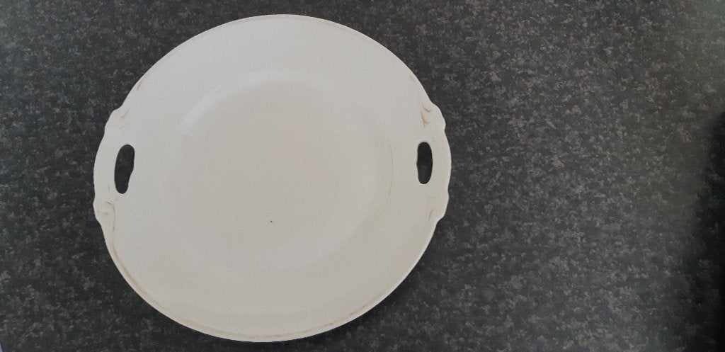 Oud bord met open handgreep, Ophalen, Gebruikt, Bord(en), Overige stijlen
