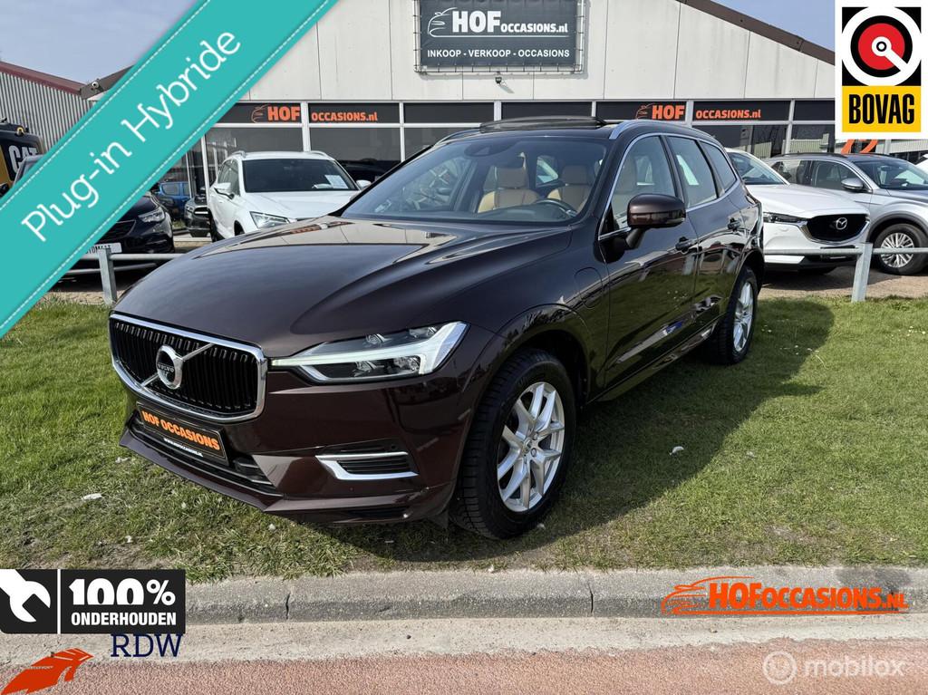 Volvo XC60 2.0 T8 Twin Engine AWD Momentum PANO/LEDER/TREKHA, Auto's, Automaat, Gebruikt, 2039 kg, Leder