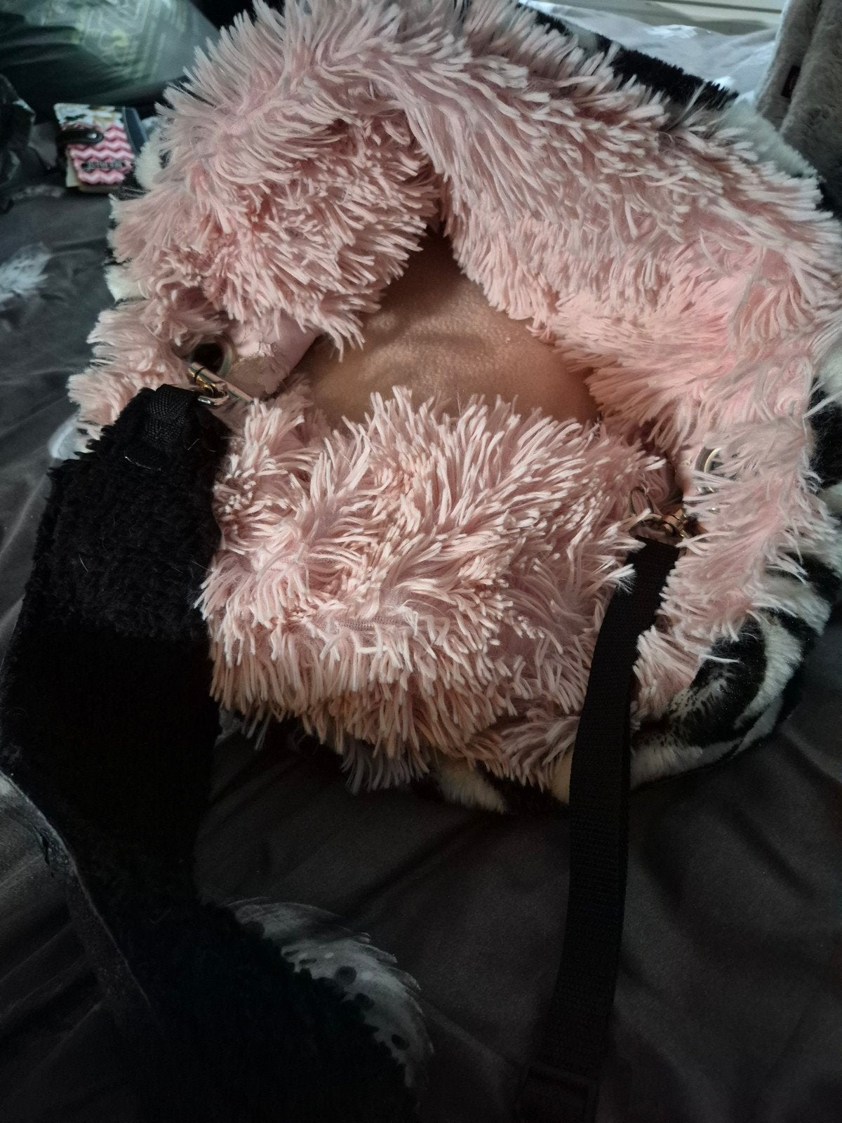 Mooie fluffy honden tas klein hondje Vaste prijs€20euro, Verzenden, Nieuw, Pluche