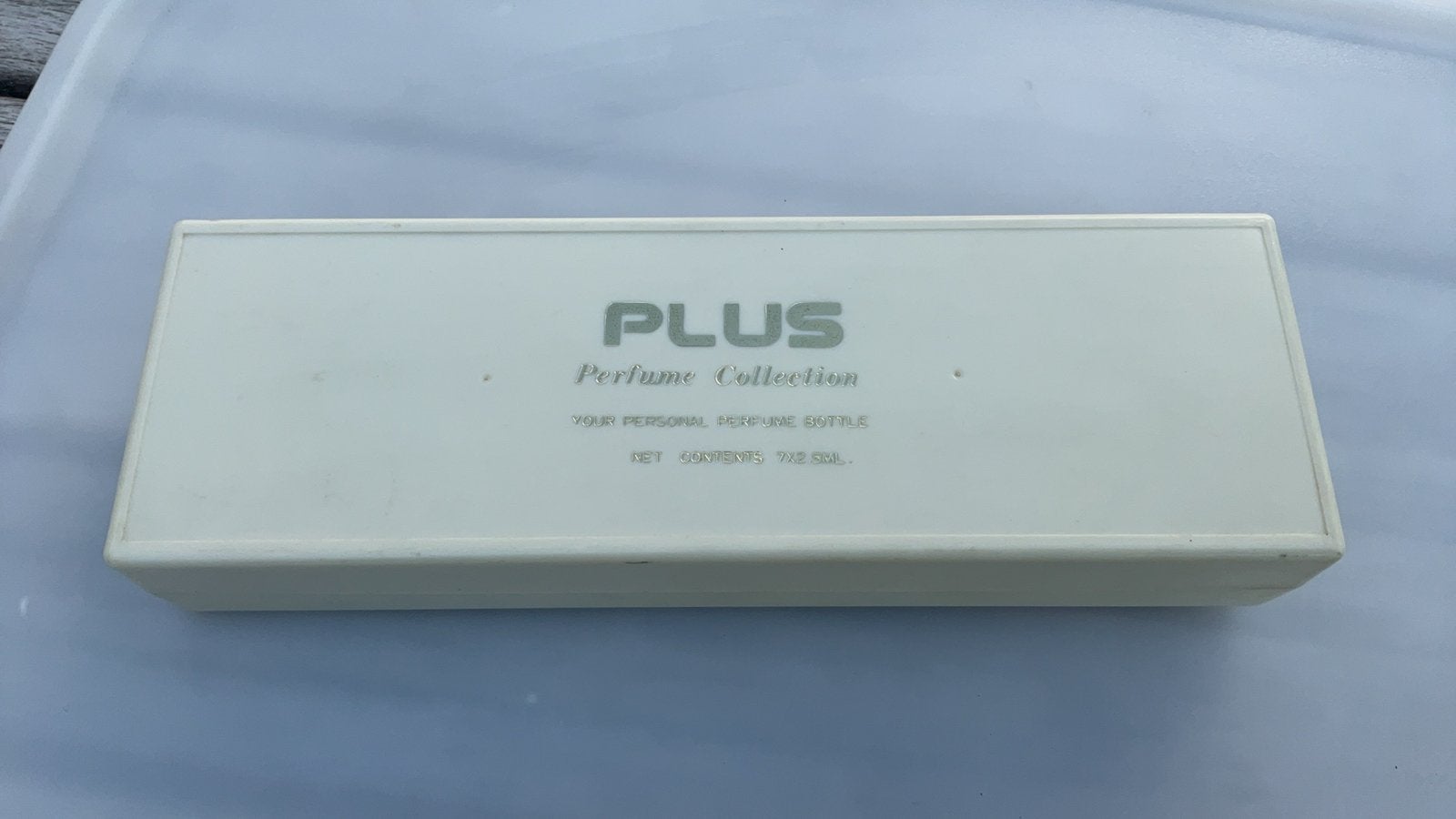 Vintage PLUS Parfum Collectie - Lege Flesjes in Doos, Ophalen of Verzenden, Gebruikt