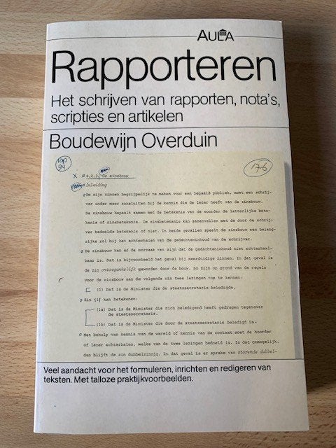 Boudewijn Overduin: Rapporteren, Ophalen of Verzenden, Beta, Gelezen, HBO