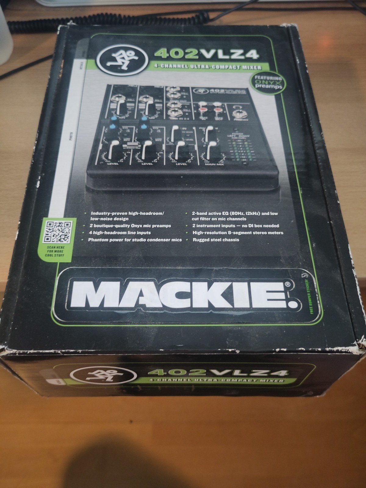 Mackie 402VLZ4 compacte mixer voor in-ear monitoring, Muziek en Instrumenten, Mengpanelen, Ophalen of Verzenden, Zo goed als nieuw