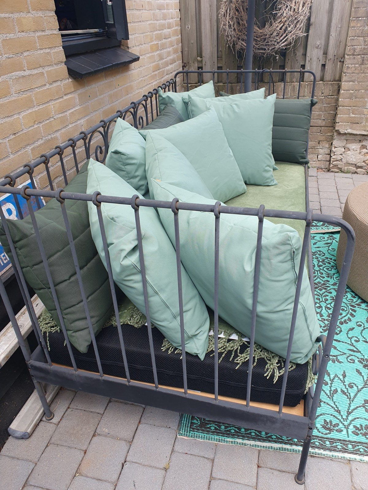 Gratis IKA stalen bed, Ophalen, Gebruikt, 90 cm, Eenpersoons