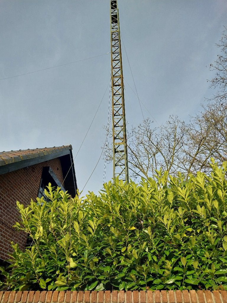 zware mast 15 m hoog, Telecommunicatie, Antennes en Masten, Ophalen of Verzenden, Gebruikt, Mast