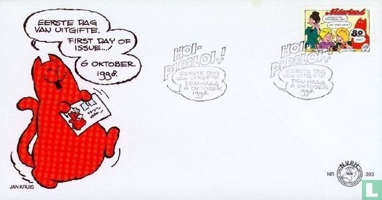 FDC E393 Strippostzegels Jan, Jans en de kinderen 1998 NL, Postzegels en Munten, Ophalen of Verzenden, Nederland