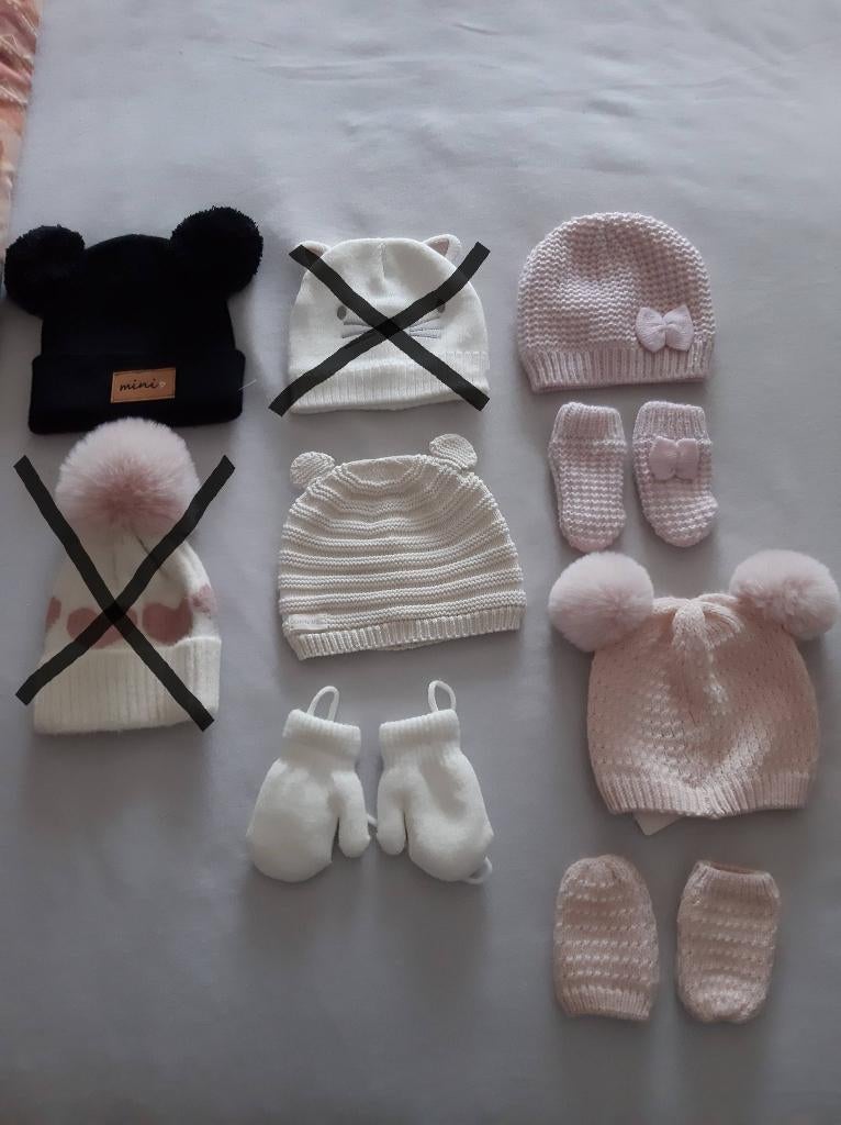 Mutsen , wanten zoek maar uit 0,50 cent per stuk, Kinderen en Baby's, Babykleding | Mutsen, Sjaals en Wanten, Zo goed als nieuw