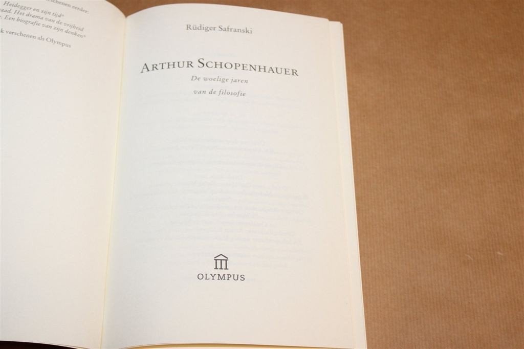 Arthur Schopenhauer — Woelige Jaren Filosofie, Safranski, Boeken, Ophalen of Verzenden, Zo goed als nieuw, Algemeen