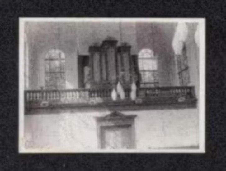 Foto Maarsbergen Kerk Interieur Orgel., Foto, Ophalen of Verzenden, Zo goed als nieuw, 1940 tot 1960