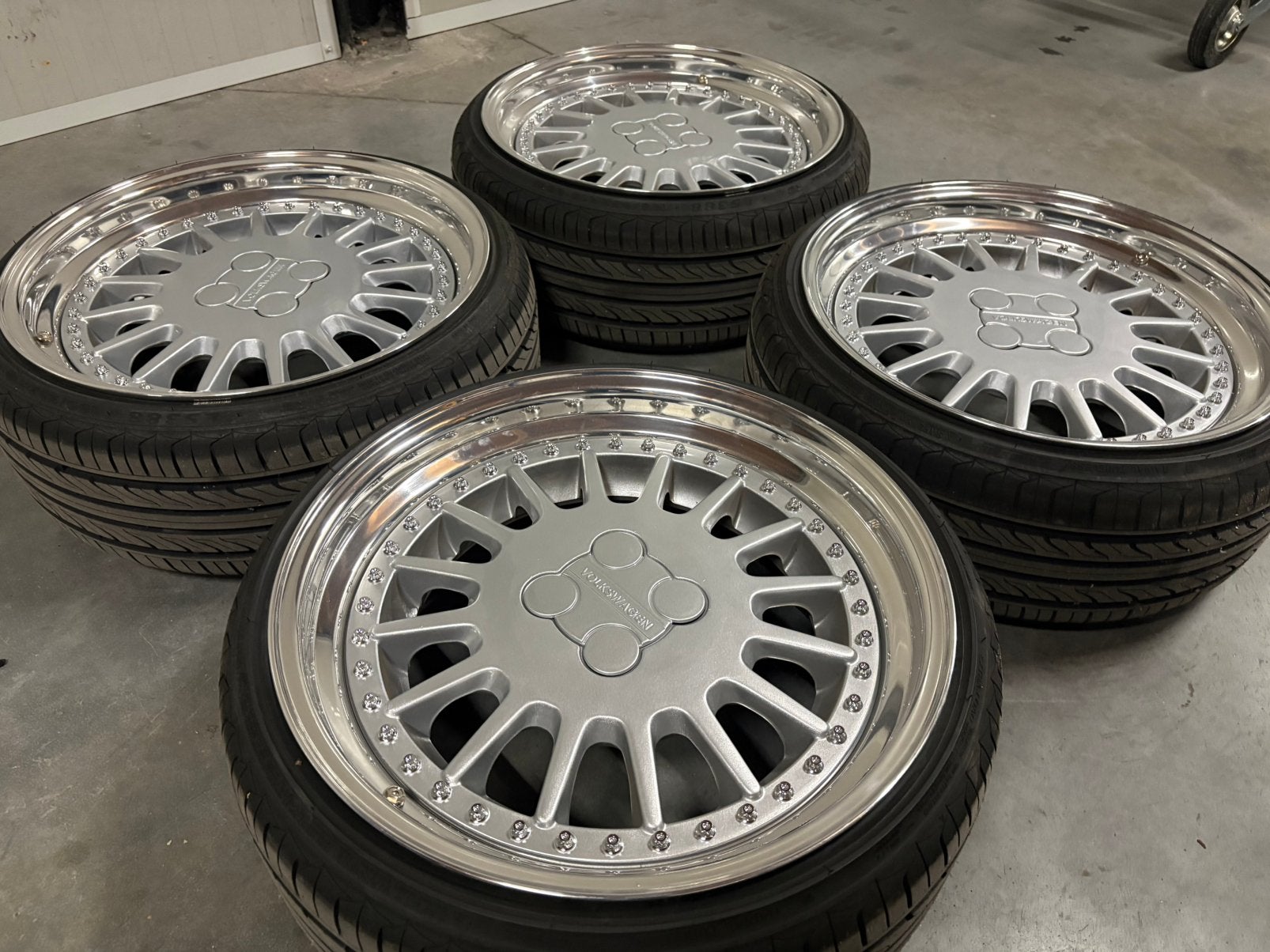 Volkswagen Sebring velgen 2 delig, 18 inch. 4x100, Rallye, Auto-onderdelen, Ophalen, 18 inch, Velg(en), Nieuw