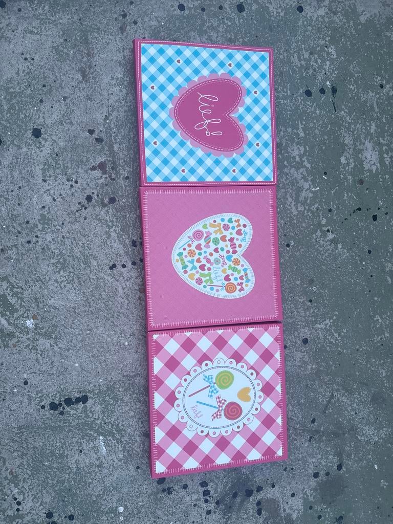 Lief! wanddecoratie set van 3, Ophalen, Gebruikt, Wanddecoratie