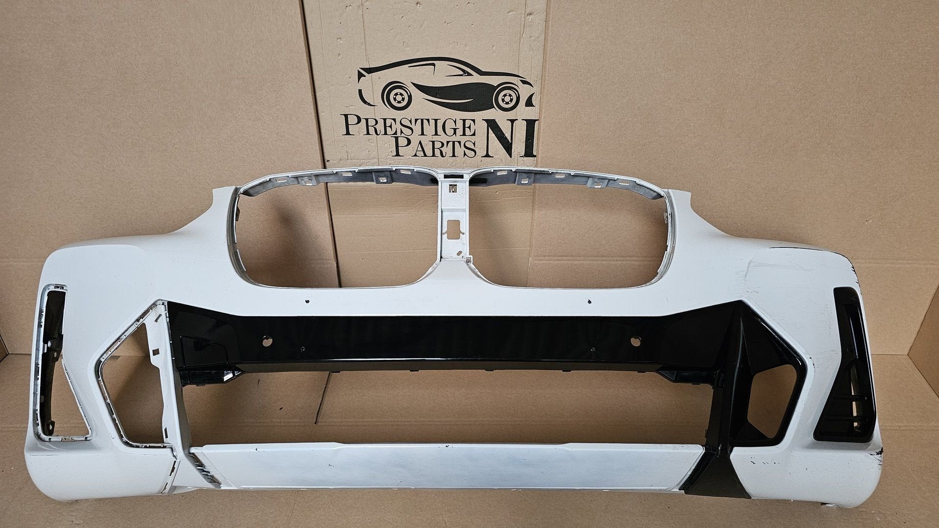 Voorbumper BMW X3 G01 IX3 LCI G08 X4 G02 M Pakket bj.2021-, Gebruikt, -, Voor, Ophalen of Verzenden