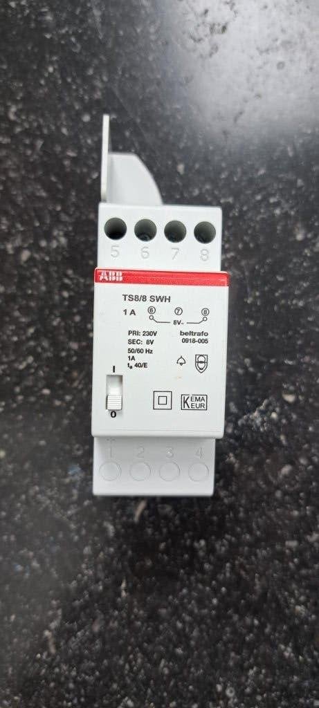 ABB Beltrafo TS8/8 SWH 0918.005 - 230V naar 8V, Ophalen of Verzenden, Gebruikt, ABB, Overige typen