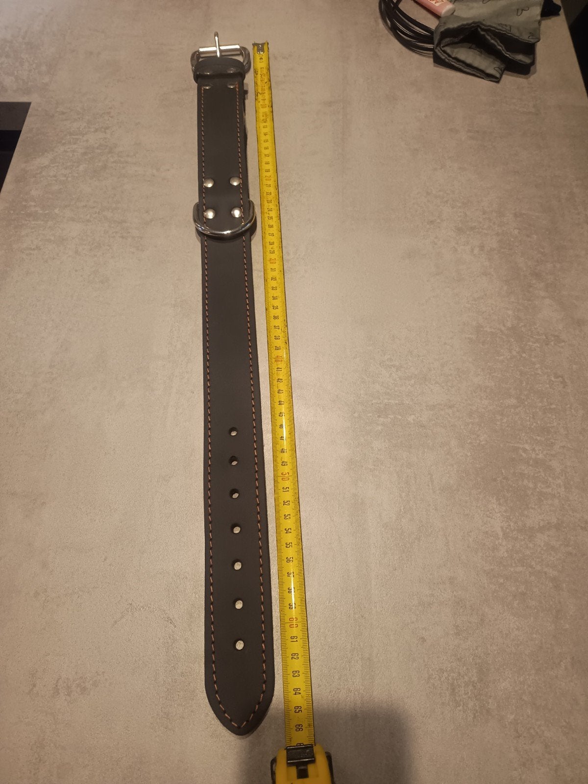 echt leren hondenhalsband, Ophalen of Verzenden, Handgemaakt, Nieuw