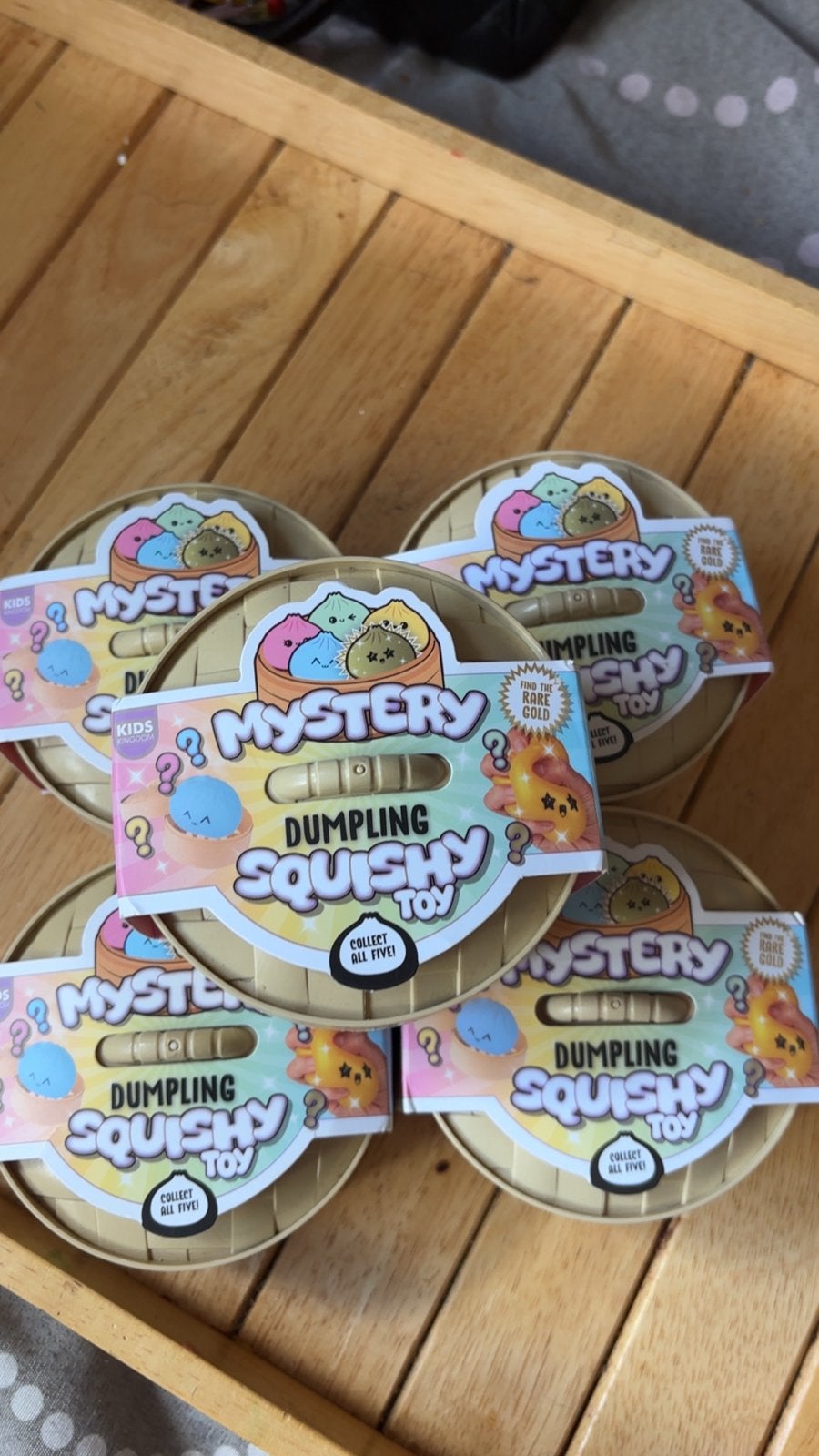 Mystery squishy dumplings 5 stuks Nieuw in verpakking, Ophalen of Verzenden, Nieuw, Jongen of Meisje