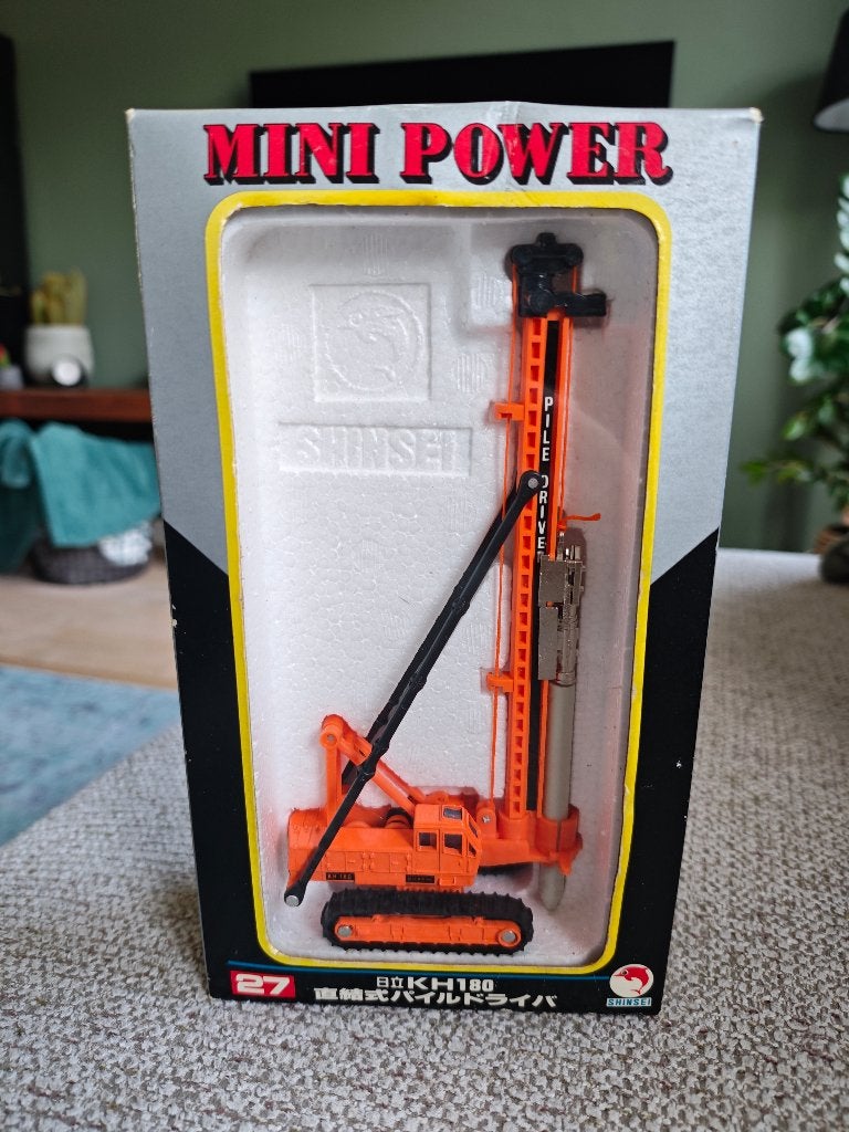 Vintage Shinsei Mini Power No27 Hitachi KH180 Heistelling, Ophalen of Verzenden, Gebruikt, Groter dan 1:32