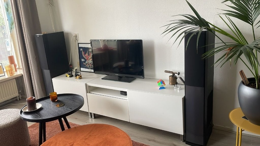 tv meubel, Huis en Inrichting, Kasten | Televisiemeubels, Gebruikt, Minder dan 100 cm, 150 tot 200 cm, 25 tot 50 cm, Ophalen
