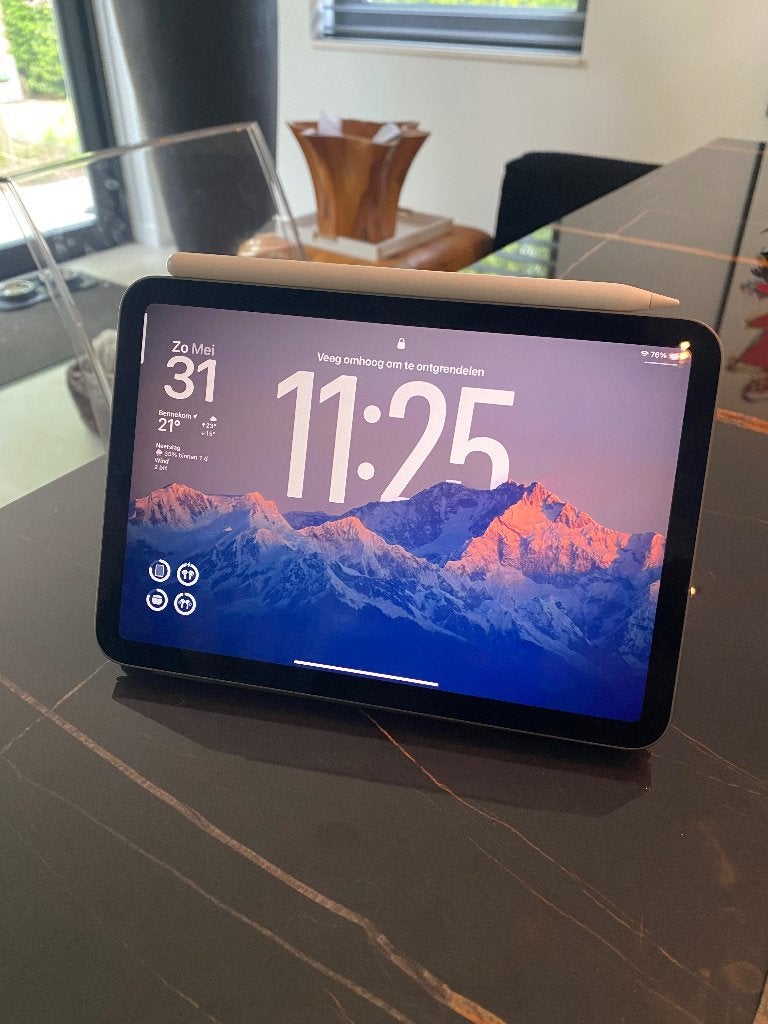 Apple iPad mini 6e gen. | Met Apple folio + Apple Pencil, Apple iPad, 8 inch, Ophalen of Verzenden, Zo goed als nieuw