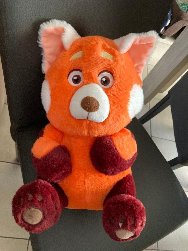 Grotere Disney Turning red knuffel - mei Lee Panda, Ophalen of Verzenden, Overige figuren, Zo goed als nieuw, Knuffel