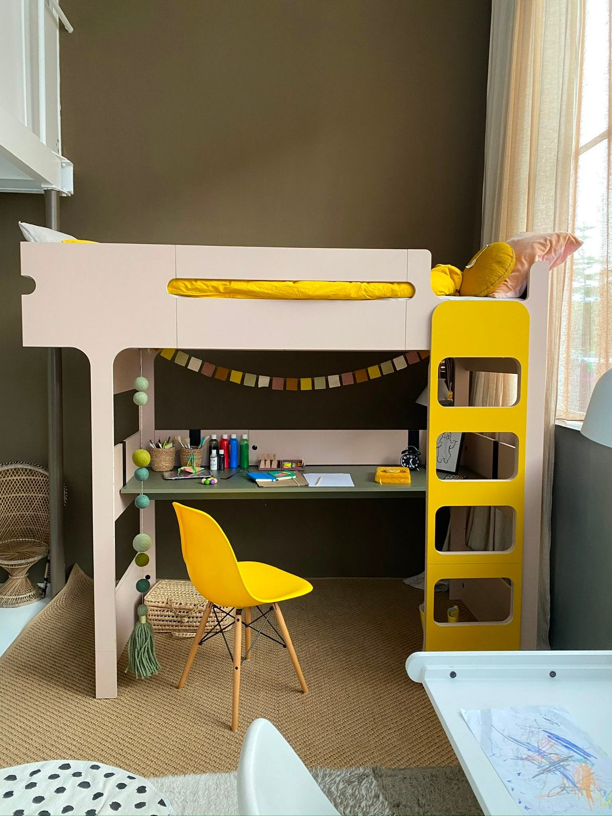 Rafa-kids FUN hoogslaper | Showroommodel, Ophalen, Zo goed als nieuw, Hoogslaper