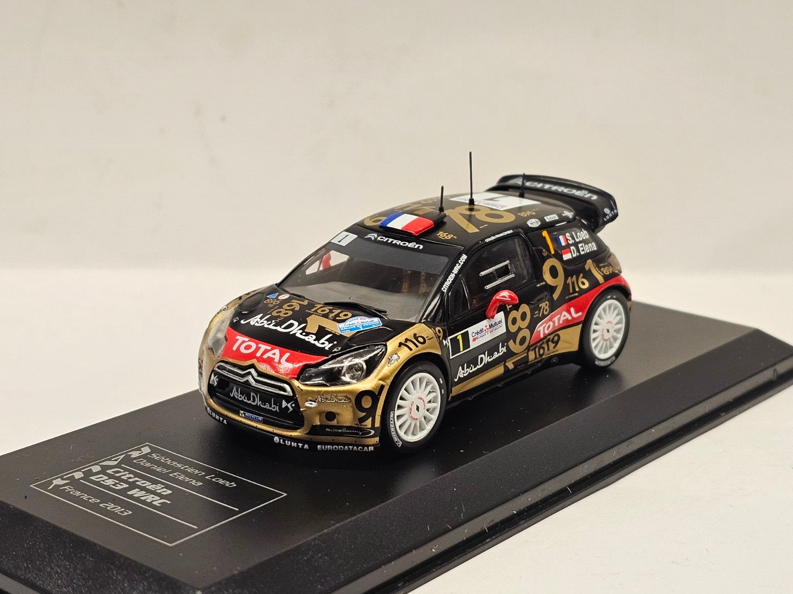 The Diecast Club Citroën DS3 WRC 1:43, Overige merken, Ixo, Auto, Nieuw