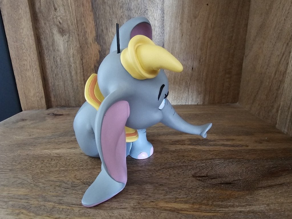 Vintage Disney Dumbo Beeldje  Demons & Merveilles  Jaren '90, Ophalen, Overige figuren, Zo goed als nieuw, Beeldje of Figuurtje
