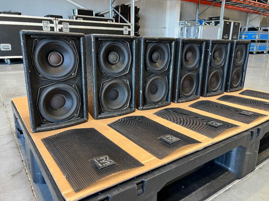 6x Martin Audio WT15 2x5" Wavefront speakers, Audio, Tv en Foto, Luidsprekers, Ophalen of Verzenden, Gebruikt, Overige merken