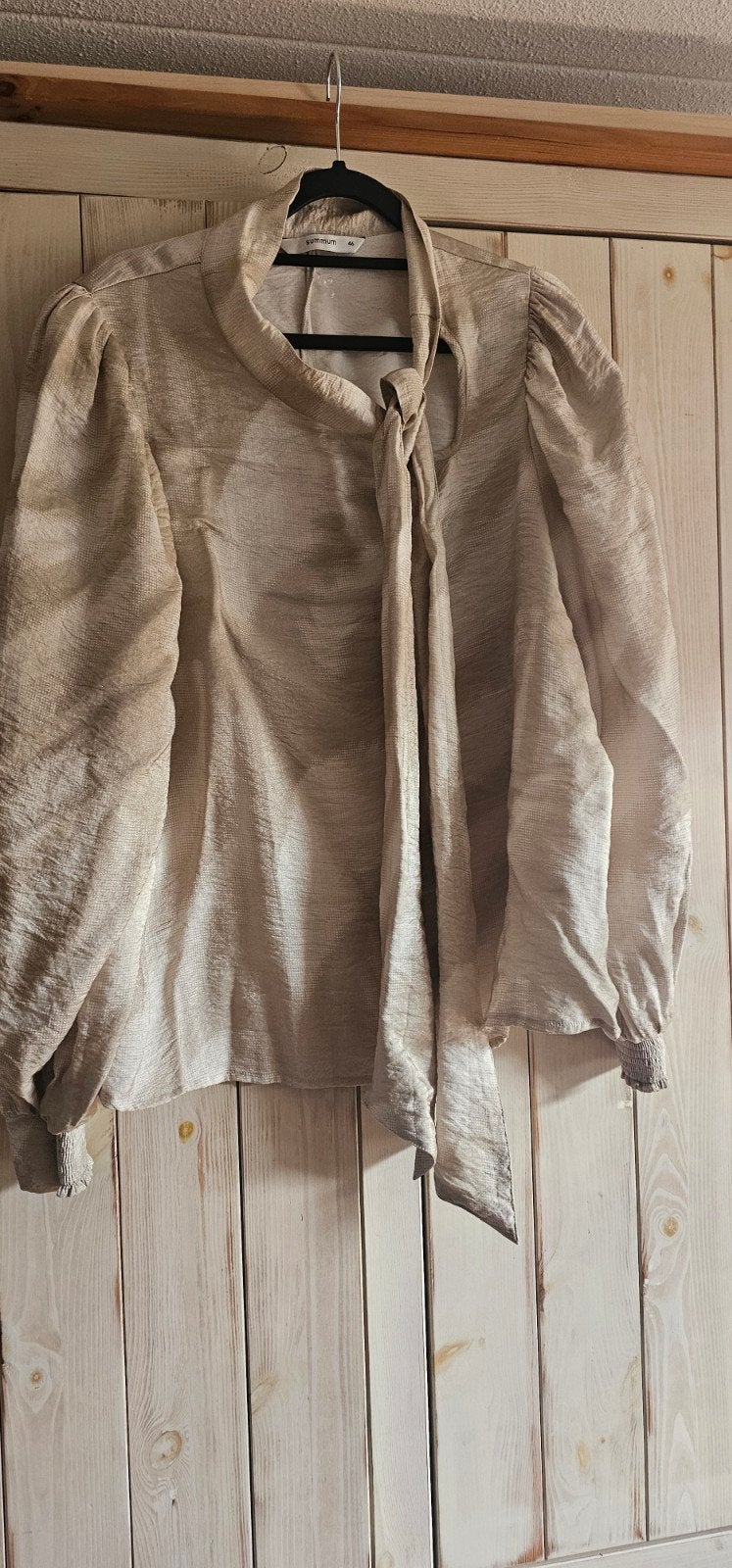 Summum blouse, maat 46, zgan, Kleding | Dames, Summum, Beige, Maat 46/48 (XL) of groter, Ophalen of Verzenden